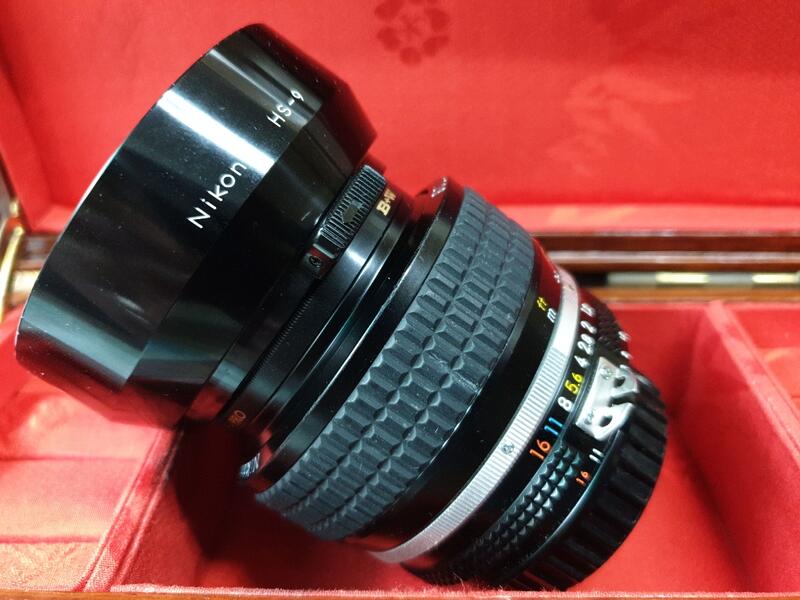 Nikon Ais 50mm F1.2 大光圈定焦鏡有盒單（附遮光罩及B+W保護鏡