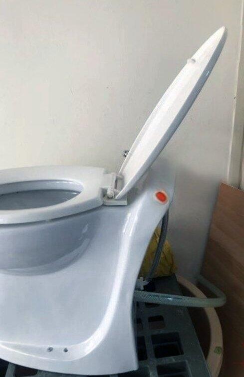 Mr.+Ms.Bean（廣上精一）作　銅製　蓮形　蓋置　共箱　V　8460 阿原水電倉庫】名品衛浴PR-1721 電沖碎化馬桶電動碎化馬桶全自動化糞