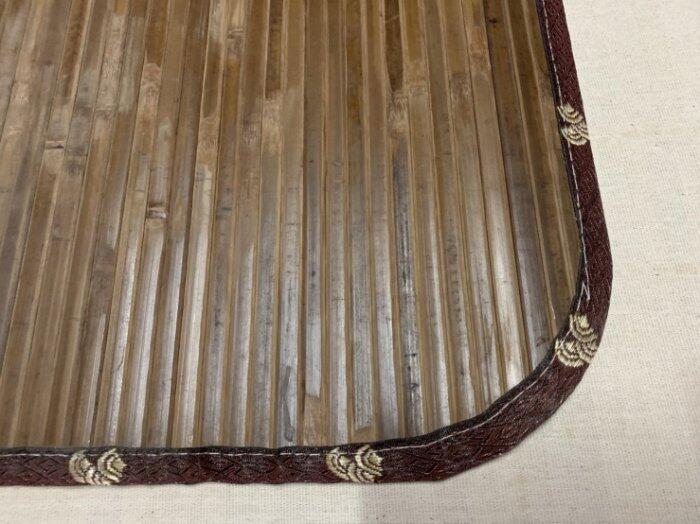 【鹿港竹蓆】11mm 碳青 (碳化 大青) 竹蓆 5呎×6呎(一般雙人) 100% MIT 台灣製造 硬床適用