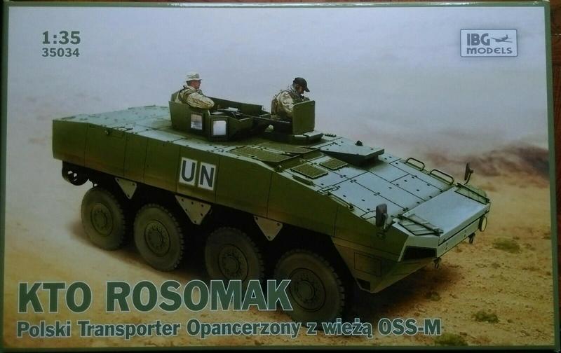 IBG 1/35 波蘭陸軍 Rosomak 8輪式裝甲運輸車 開放砲塔 維和部隊版