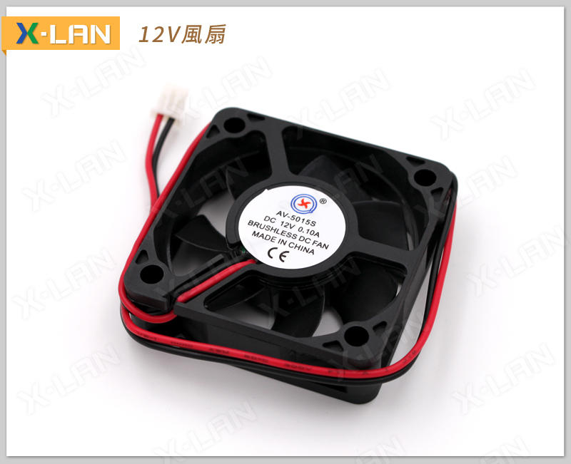 [X-LAN] 5015 5x5x1.5 CM 散熱風扇 12V