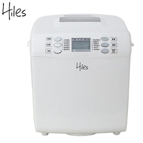 Hiles DC直流變頻省電全自動製麵包機(HE-1182)送隔熱手套1個及食品料理秤 微電腦全自動麵包製作