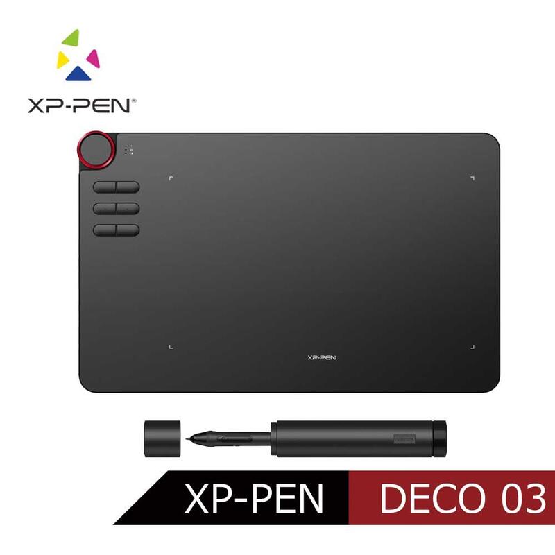 含發票XP-PEN DECO 03繪圖板隨插即用支援微軟內建功能
