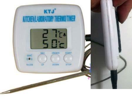 TA-238 警報型(有警報音) 溫度計 分離式金屬探針 油溫水溫-50-300℃冷熱皆可