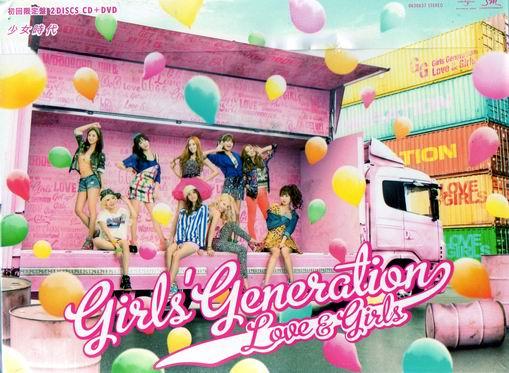 GIRLS’ GENERATION 少女時代 //Love & Girls~CD+DVD【初回限量盤】-環球、2013年