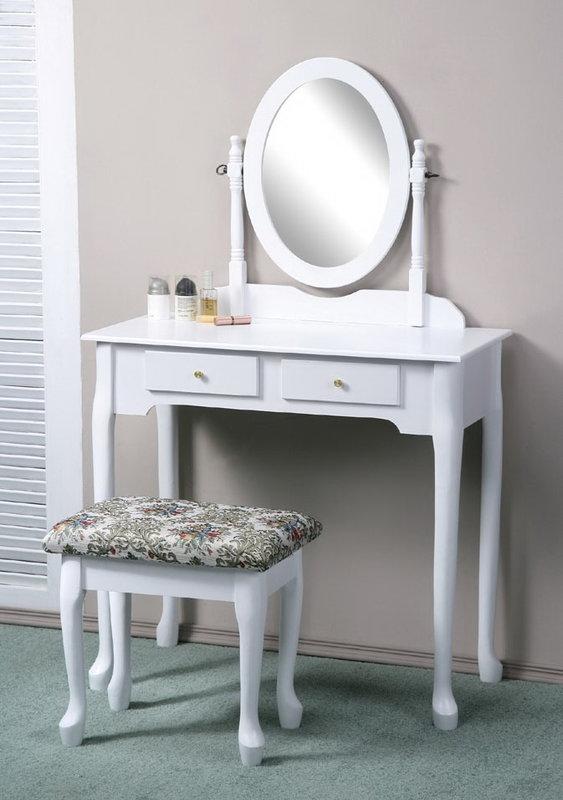二抽化妝桌椅組 書桌  化妝椅  鏡台 化妝鏡 鏡子 型號MTC8046 用料實在  心動馬上行動