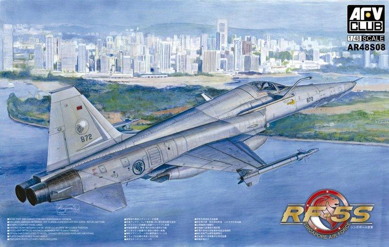 【Ym-168】AFV CLUB 1/48 RF-5 新加坡偵察機