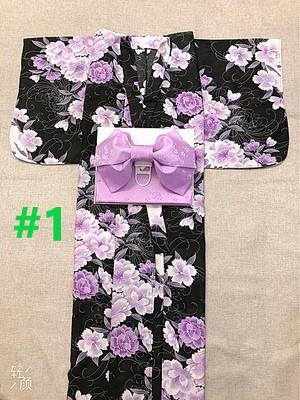 特價清倉日本純棉和服浴衣定型蝴蝶結傳統正裝特價套裝