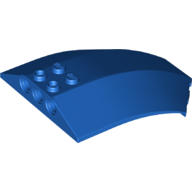 【樂高小角落】 Blue Windscreen 8x6x2 Curved 藍色曲面 6196002 x224 41751