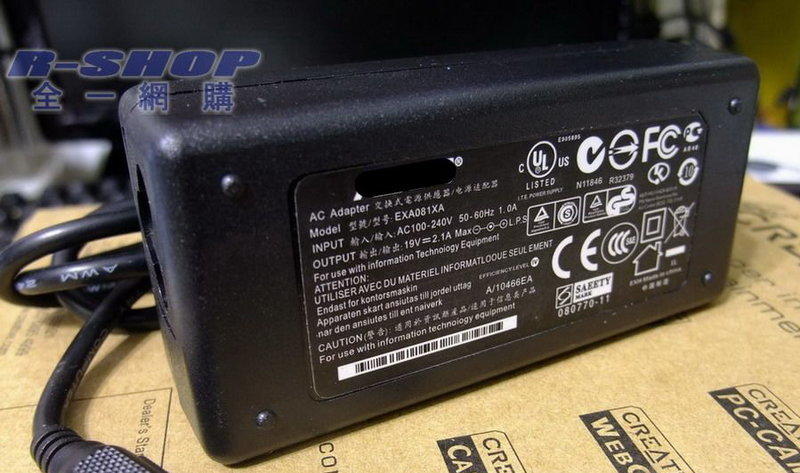 送電源線 Acer 宏碁 充電器 Aspire One 19V 2.15A 1.58A 2.1A 變壓器 ZG5 ZG8 D250 D260 752 751 A150 A160 D531 AO751h AO531h