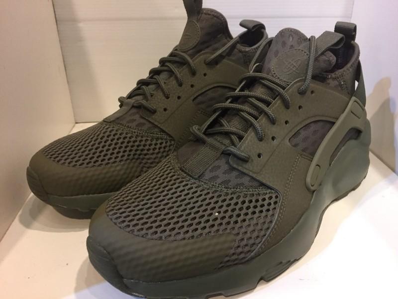 【GS】Nike Huarache Run Ultra 'Breathe'武士男款慢跑鞋 橄欖綠 833147-200