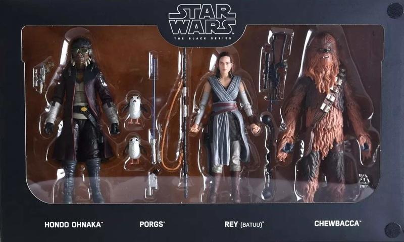 星際大戰 Hasbro Star Wars  Black Series 迪士尼限定版 三人組禮盒