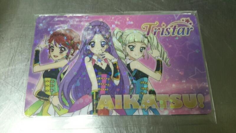 日本Aikatsu 偶像活動,偶像學園,星夢學園,偶像學園　 Tristar三人團體 粉絲卡