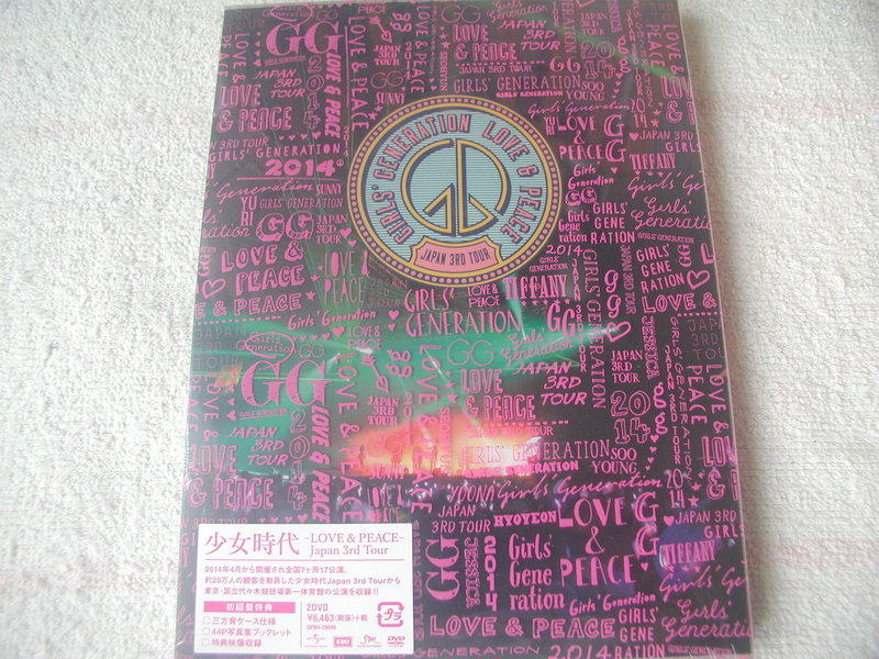 新品】少女時代 GIRLS´ GENERATION ~LOVE&PEACE~Japan 3rd Tour [Blu