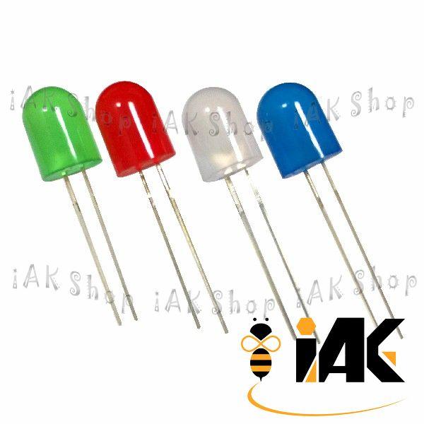 《iAK Shop》8mm F8 綠發翠綠光 發光管 圓形 LED發光二極管【111716071】