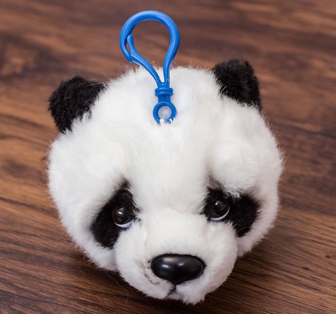 【那間模型】仿真 熊貓 娃娃 公仔 絨毛玩具 吊飾 鑰匙圈 玩偶