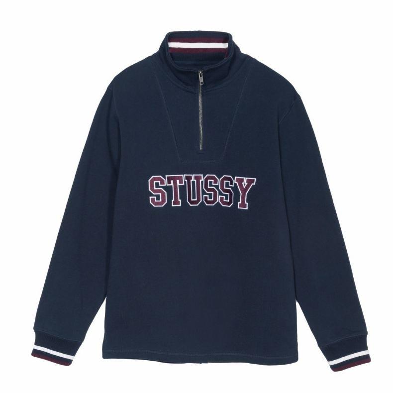 美品》stussy Contrast Rib Mock Neck | contifarma.pe