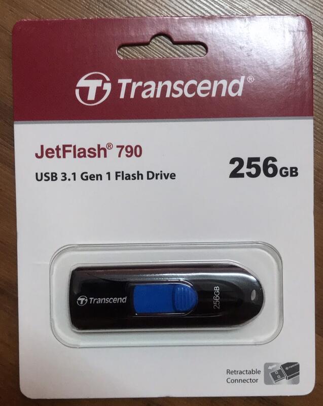 【樂雜】╭☆現貨+【Transcend 創見】256GB JF790K JetFlash 790K USB3.1 隨身碟