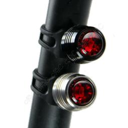 NQY-全新「USB充電」鋁合金後車燈：輕量化寶石警示燈 防水自行車尾燈 LED電動滑板燈 平衡車燈 滑板車燈 單車後燈