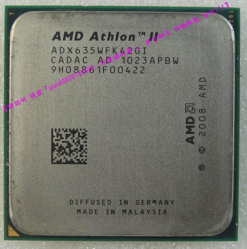 【洋蔥頭的窩】60天AMD Athlon IIX4 635 ADX635WFK42GI 2.9G/四核/AM2+ AM3 | 露天市集 | 全 ...
