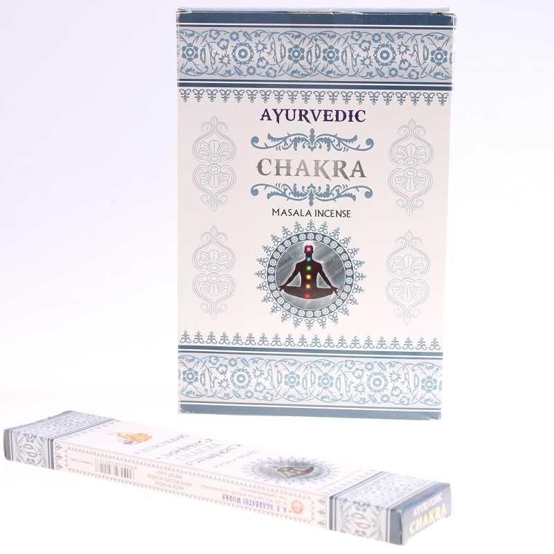 [晴天舖] 印度線香 阿育吠陀 七輪 AYURVEDIC CHAKRA 新品上市 3盒100
