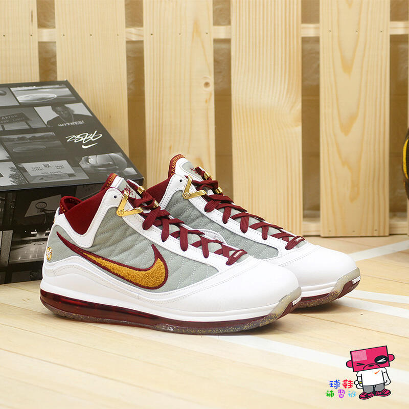 球鞋補習班NIKE LEBRON 7 VII QS MVP 騎士隊酒紅金詹姆斯LBJ 金蔥