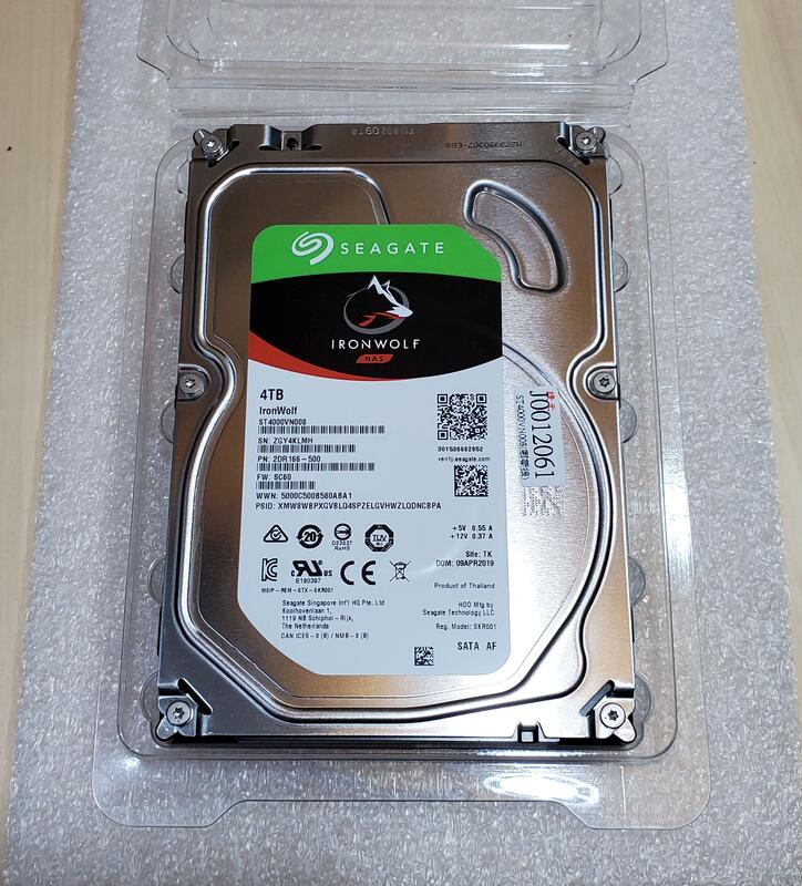 【免運】外觀近全新 希捷 Seagate 哪嘶狼 IRON WOLF NAS 高階伺服器專用 4TB 3.5吋 電腦硬碟 | 露天市集 | 全 ...