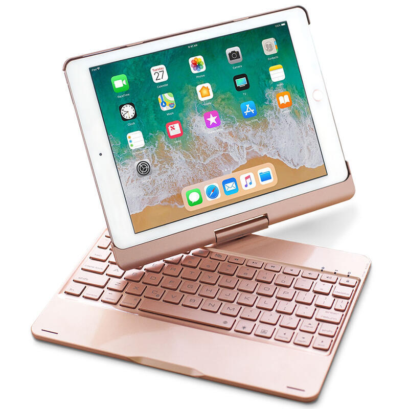【福利品 免運】GREENON 鍵盤保護套F8S 旋轉版 iPad 2018/Pro 9.7 注音鍵盤