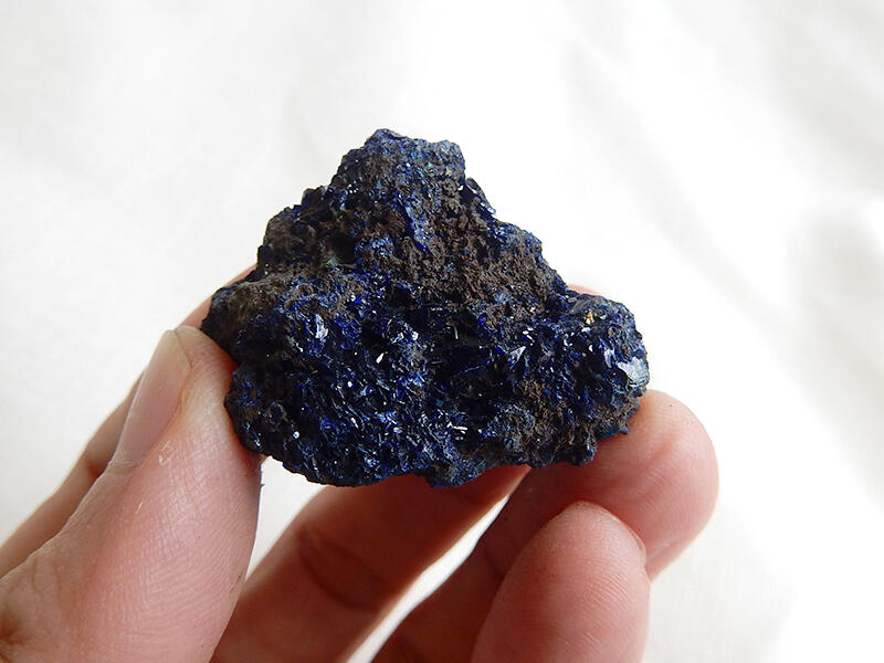 【2075水晶礦石】藍銅孔雀石原礦-8-1106