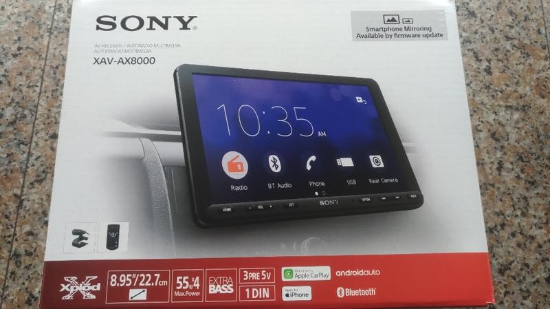 全成專業汽車音響SONY XAV-AX8000/8.95吋螢幕/CarPlay/Android AUTO/倒車/方控