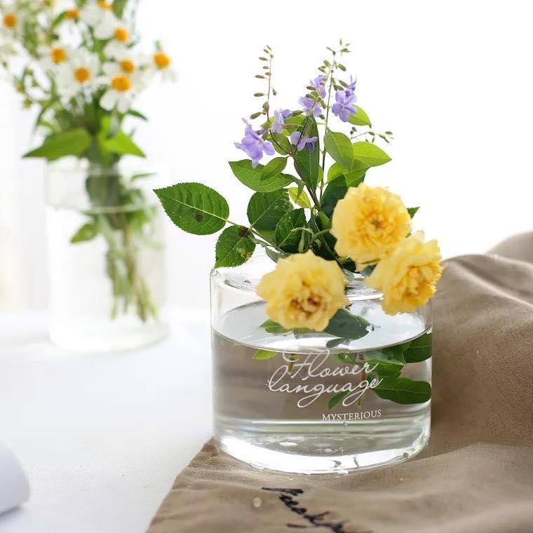 《現貨》梯形多款玻璃花器 北歐風 ins 花瓶 玻璃花瓶 桌上型花瓶 花器 簡約