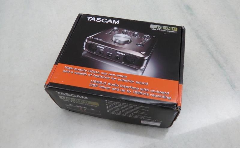 TASCAM US-366 USB錄音介面,DSP混音器,PC用DAC