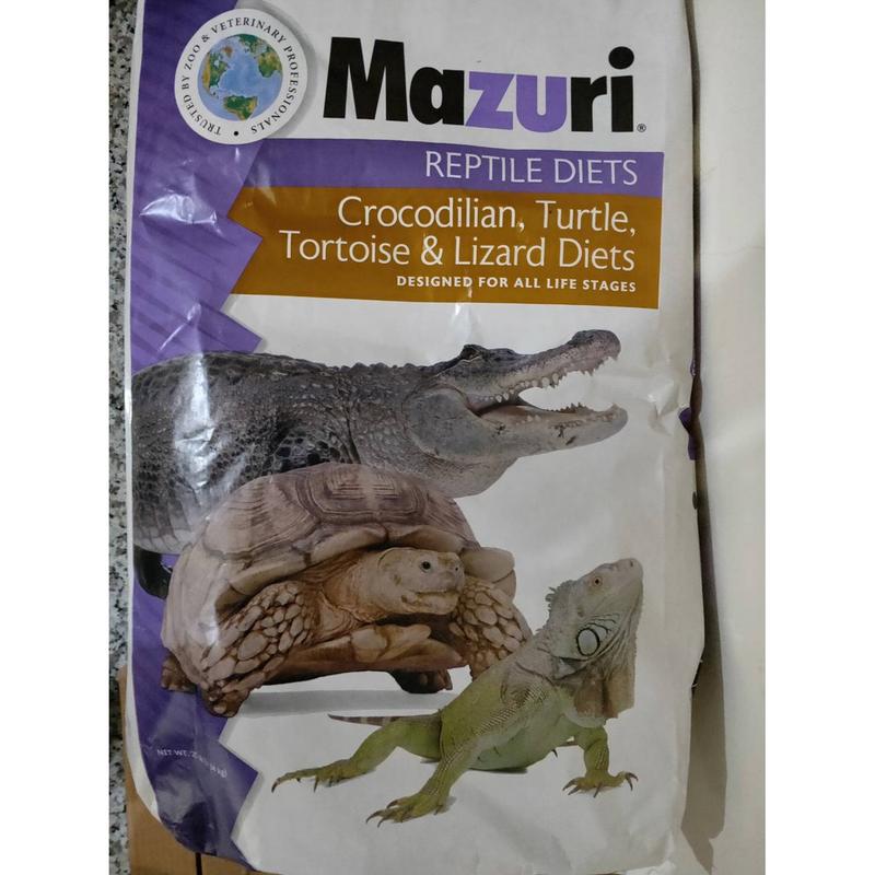 [免運] 美國Mazuri幼龜 飼料 迷你乖乖 草食爬行 動物專用飼料 陸龜 25磅 約11.35kg