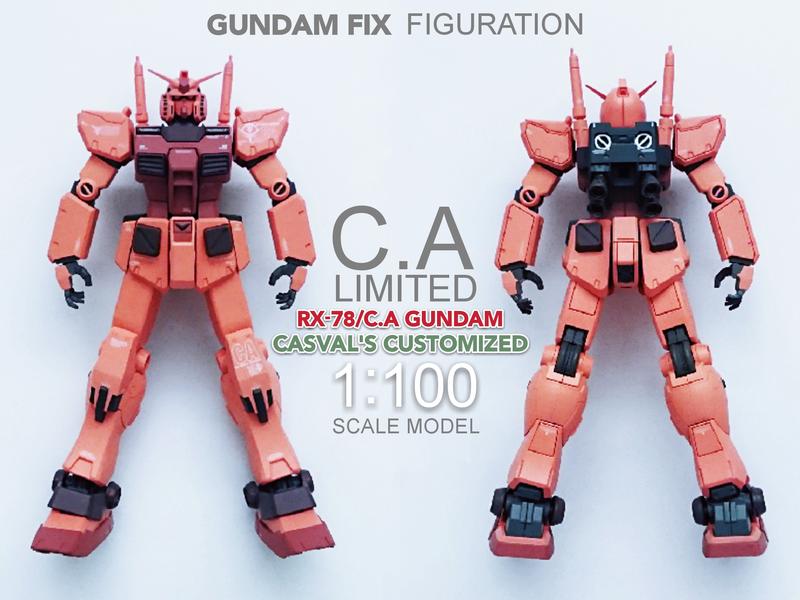 超合金紅色鋼彈紅戰士METAL COMPOSITE RX-78/C.A GUNDAM FIX