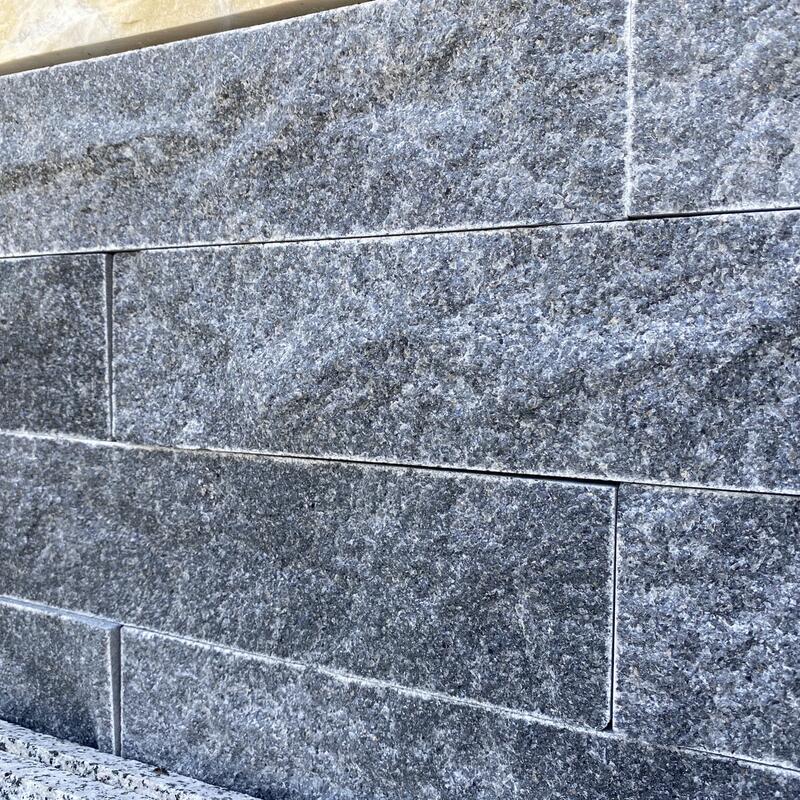 灰晶石 劈面 7.5*30cm (灰色 石材 建材 牆面材 壁材 圍牆 景觀 DIY)
