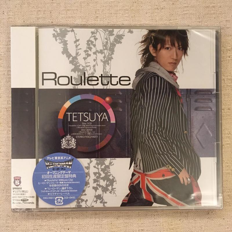 現貨L'Arc~en~Ciel（彩虹樂團）TETSUYA Roulette [CD+DVD]<初回生産限定盤>