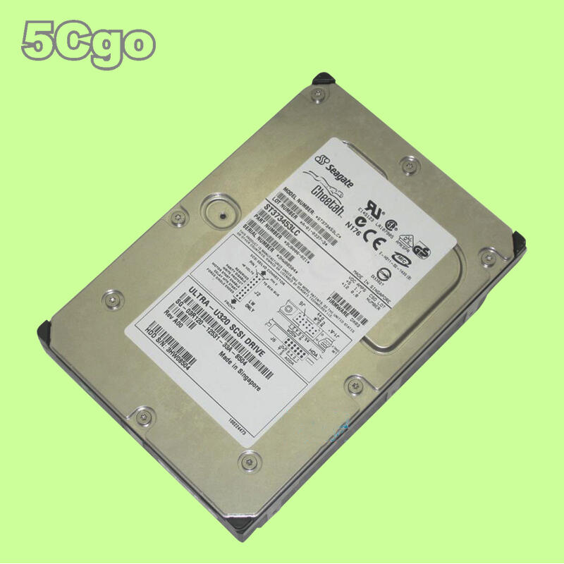 5Cgo【權宇】九成新Seagate希捷ST373453LC 73G 74G 80針U320 15K3 SCSI儲存含稅