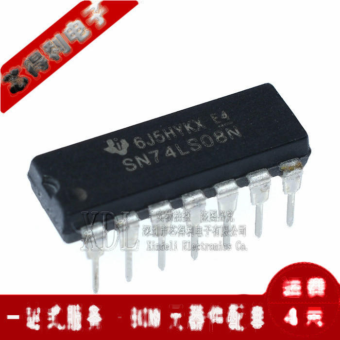 全新 SN74LS08N 74LS08N DIP14封裝 邏輯IC代用 HD74LS08P 179-02175