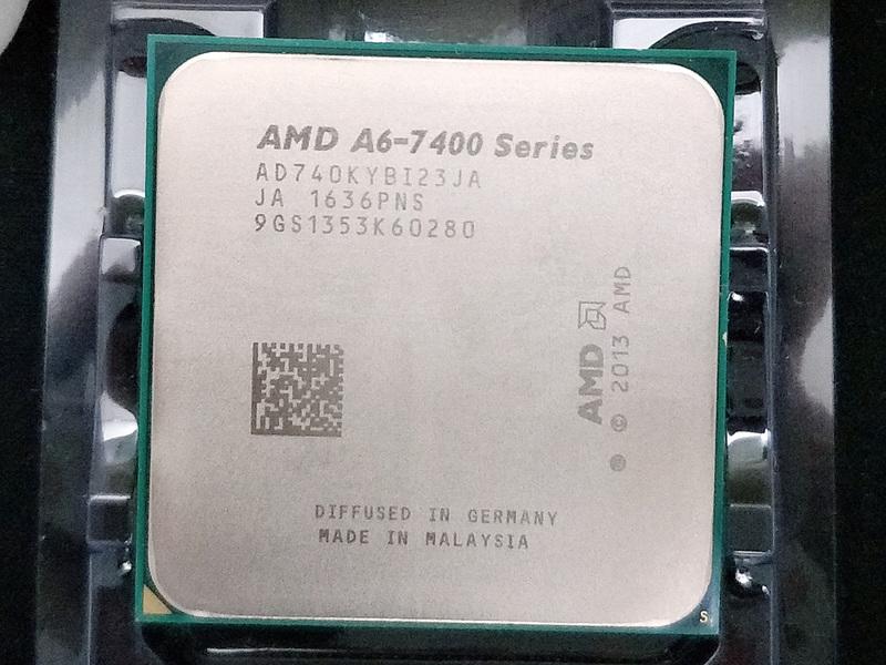 【含稅】AMD A6-7400K 3.5G AD740KYBI23JA 65W 雙核 CPU 一年保 FM2+ 內建HD