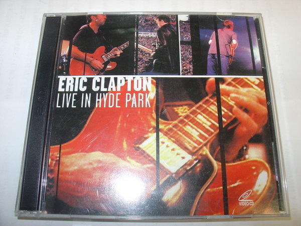【市售原版VCD】Eric Clapton Live in Hyde Park 售168 艾力克萊普頓 海德公園 演唱會