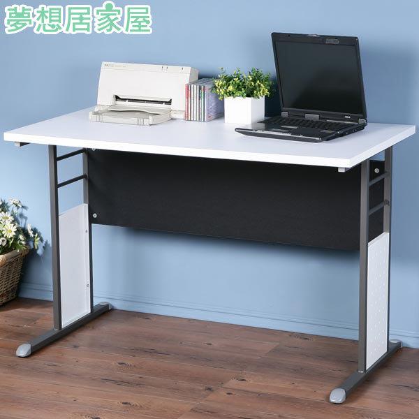 夢想居家屋：巧思辦公桌-120cm加厚桌面 工作桌 書桌 OA 電腦桌(多款搭配)-PC-1222C-0