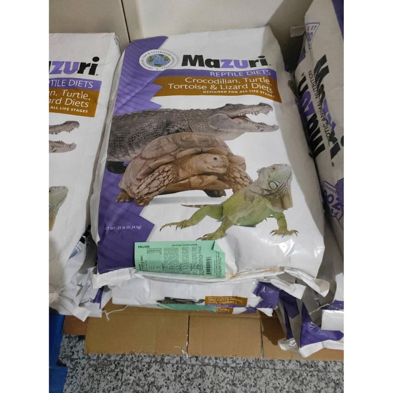 【免運費】Mazuri 水龜飼料 澤龜飼料 箱龜飼料25磅原廠包裝 約(11.35KG)