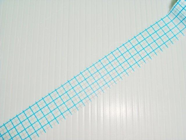 紙膠帶 mt 方眼(灰藍) 分裝90cm