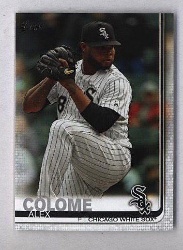 2019 Topps Update #US76 Alex Colome - Chicago White Sox 