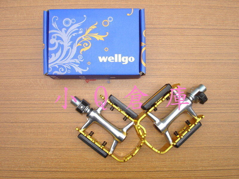【小Q倉庫】(缺貨)維格 wellgo QRD-C128 快拆式腳踏板(陽極金) | 露天市集 | 全台最大的網路購物市集
