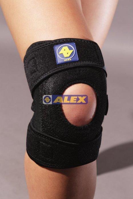 運動GO ALEX T-39 護膝 矽膠 單側條 護膝 調整型 雙側彈簧片 全矽膠墊片 吸濕快乾 單一尺寸