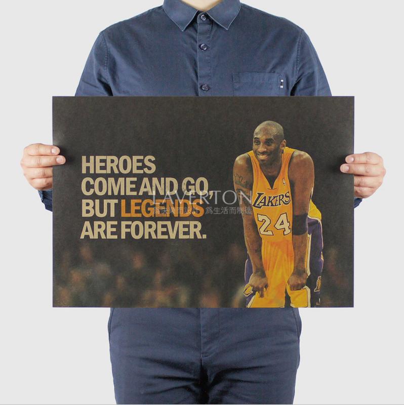★現貨★當日出貨★柯比·布萊恩（Kobe Bryant) 牛皮紙海報 NBA籃球 喬喜屋