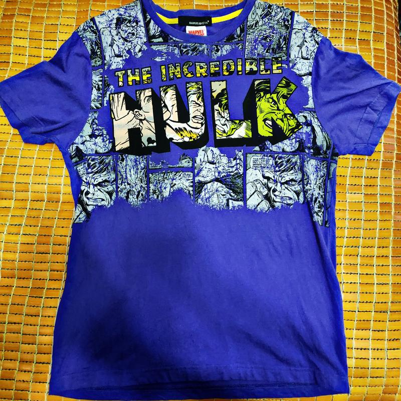 MARVEL 美漫復古 浩克 HULK 紫色經典T恤 XL號