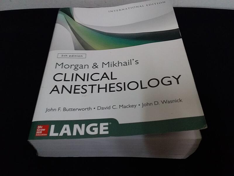 Morgan and Mikhail's Clinical Anesthesiology 5e (有受損) @20