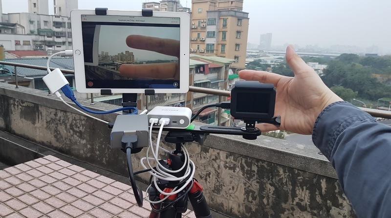 [客製化]在iPhone iPad上讓運動攝影機GoPro SONY AS300 X3000行動實況直播的裝置